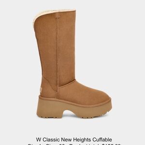 Classic New Heights Cuffable Women's Boots - Tan UGG